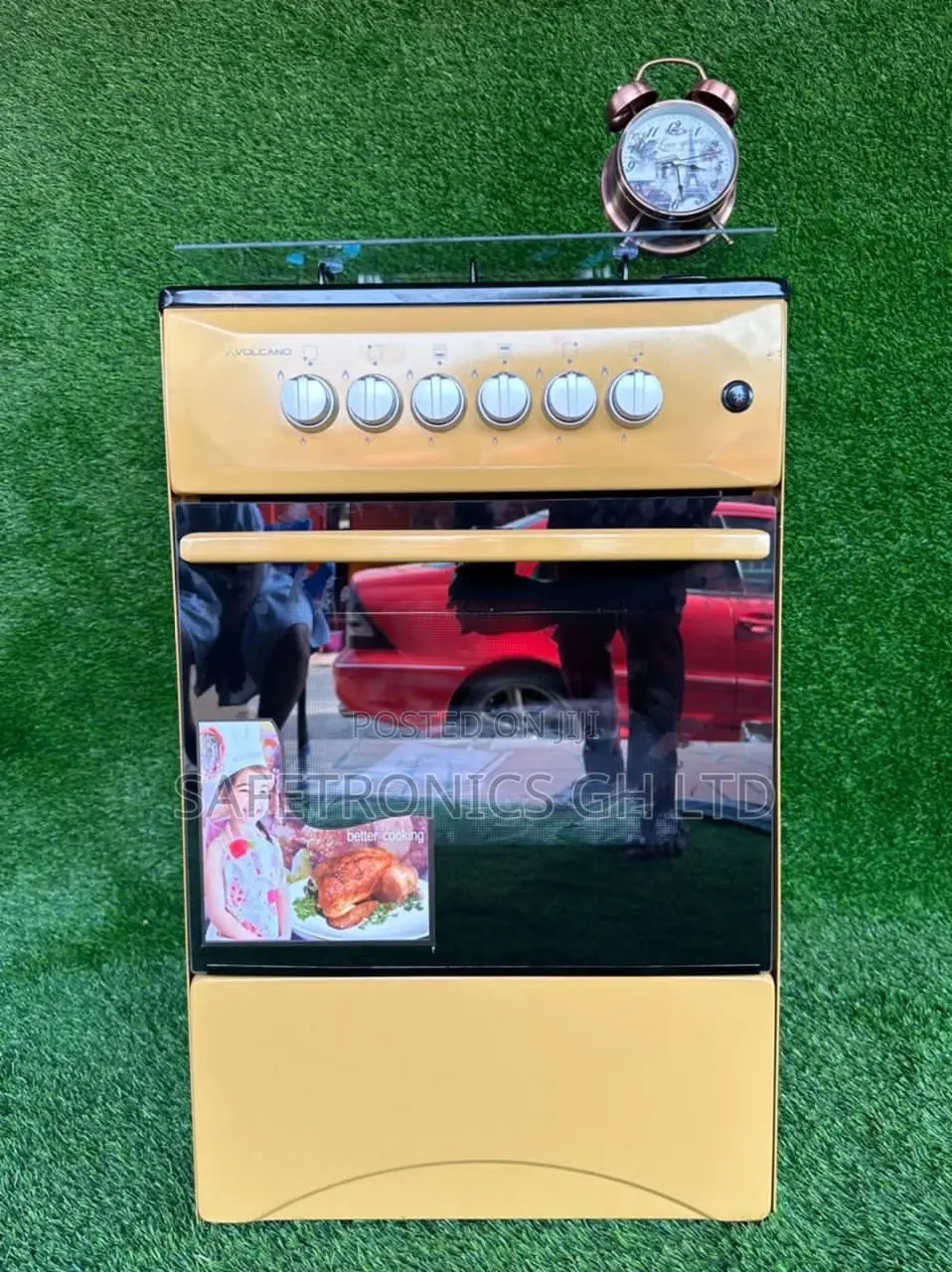 Gold Volcano 4 Burner Gas Oven With Grill