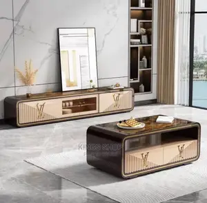 Executive TV Cabinet + Center Table