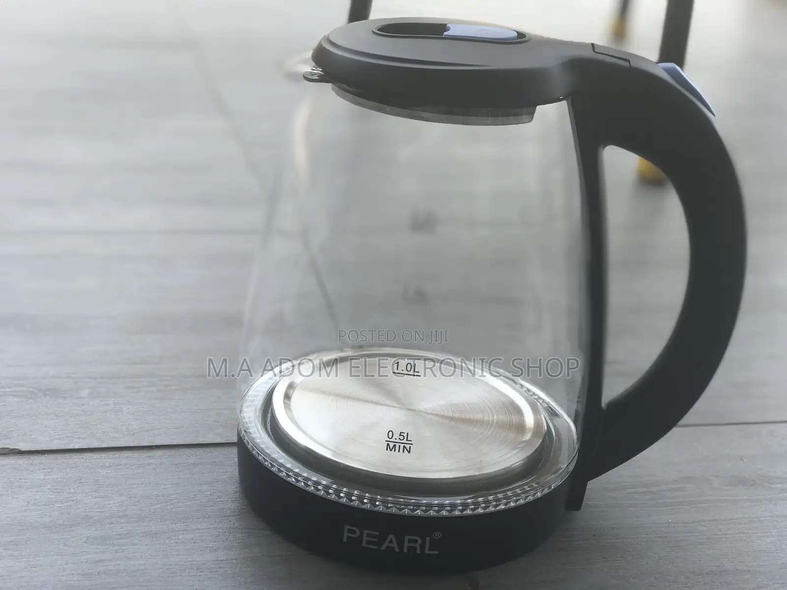 Affordable Pearl 2.2ltrs Glass Electric Kettle Water Heater