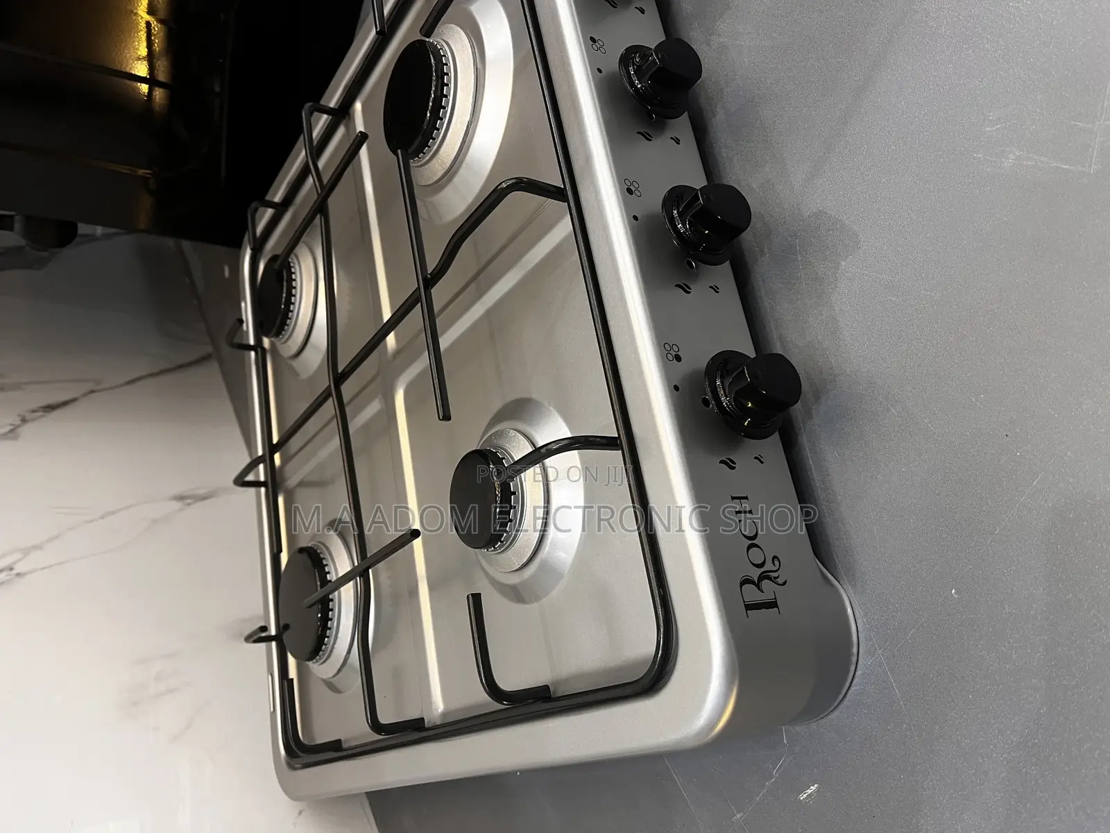 Silver Colour 4 Burner Roch