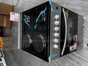 Silver Black Colour Volcano Gas Cooker 50x50