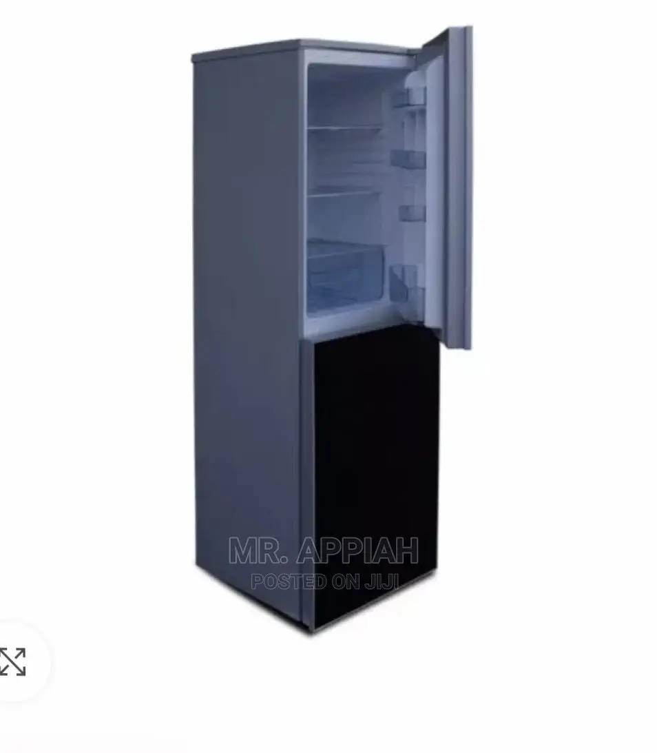 Pearl 229ltr Double Door Refrigerator – Black Glass PF-350BG
