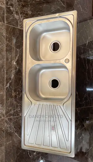 Cabinet Kitchen Sink Dual Bowl One Arm