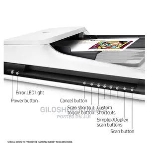 Hp Scanjet Pro 2500 F1 Flatbed Ocr Scanner