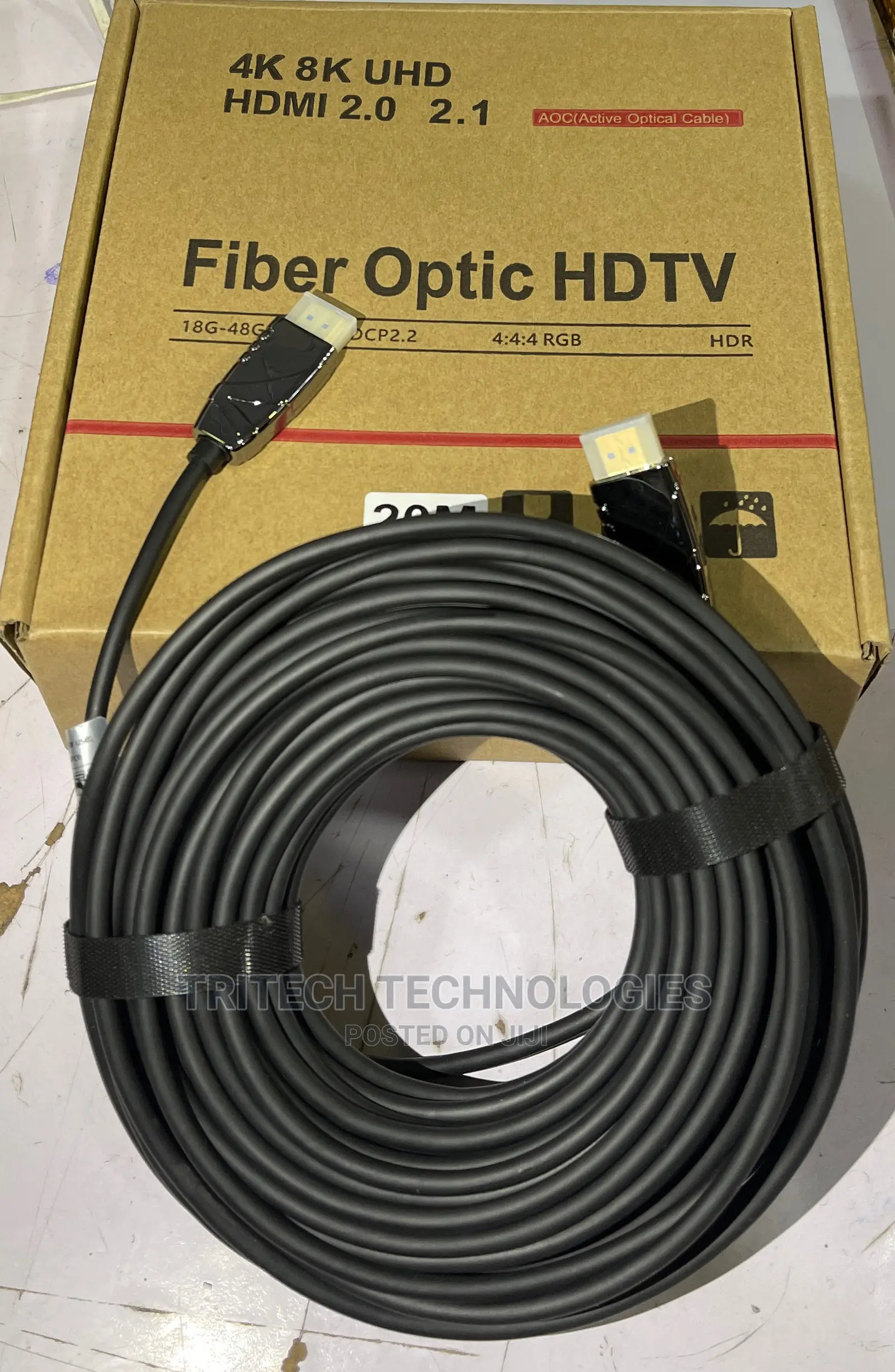High-Speed Hdmi 2.0 Fiber Active Optical Cable (Aoc) -