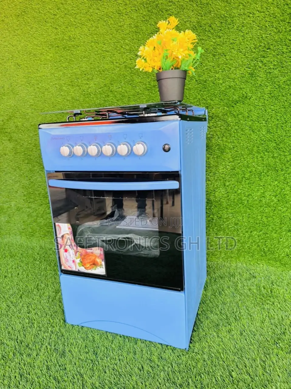 Blue 4 Volcano Gas Cooker Oven With Grill