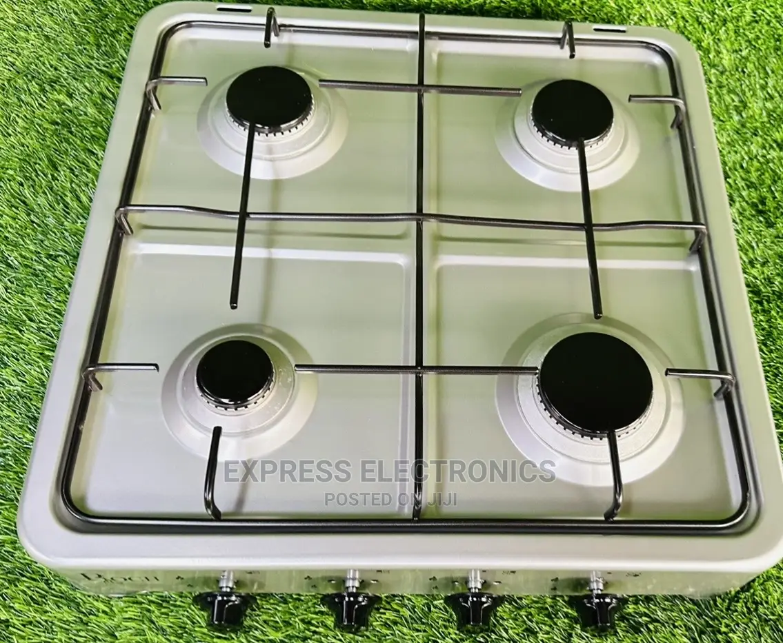 Table Top Stove Dark Grey Gas Cooker 4burner