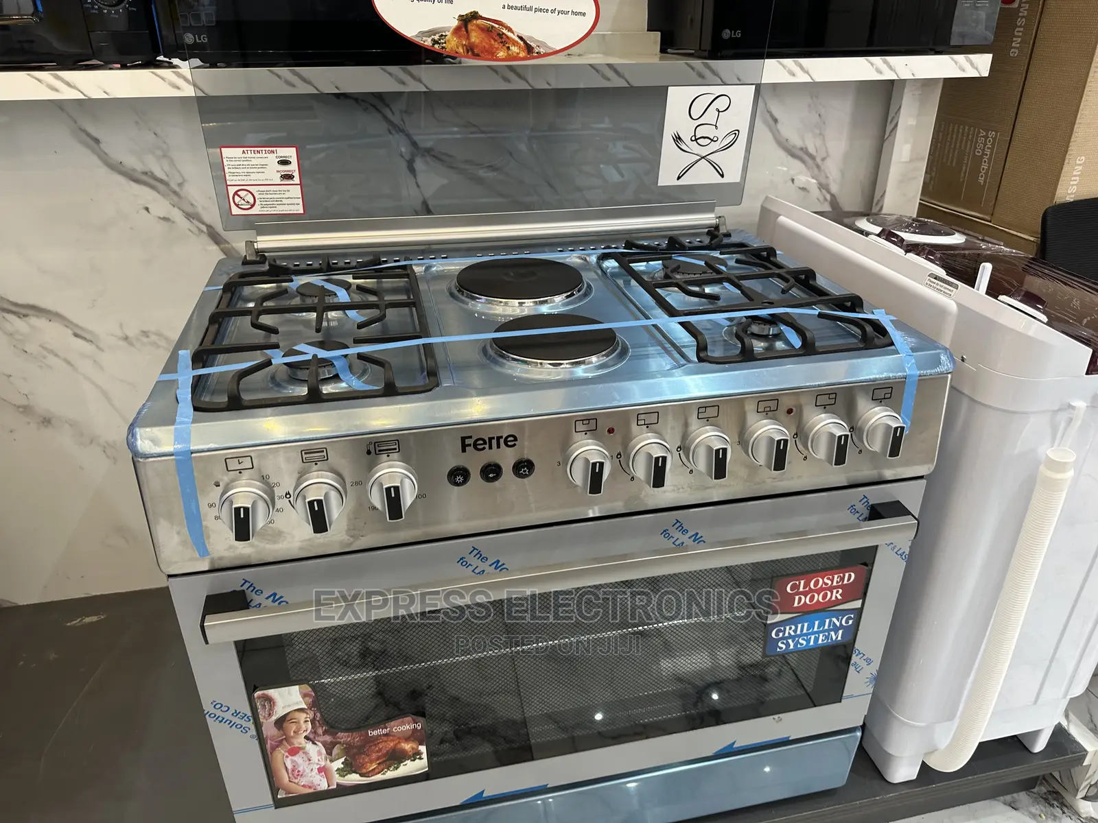 Excellent Performance  2-4 Gas /Electric Cooker Oven Stove