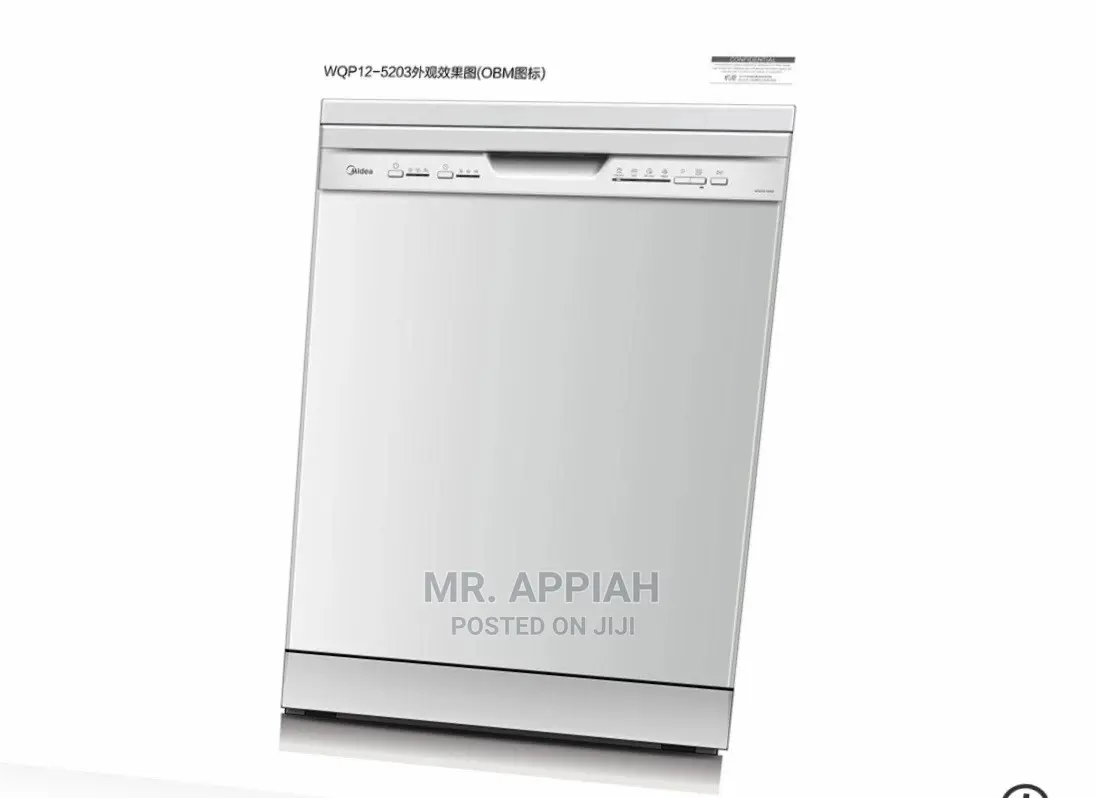 Midea WQP12-5203 Built-In 12 Plate Dishwasher.