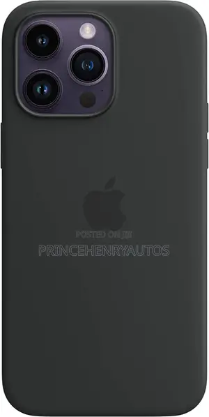 Apple iPhone 14 Pro Max Silicone Case With Mag Safe-Midnight