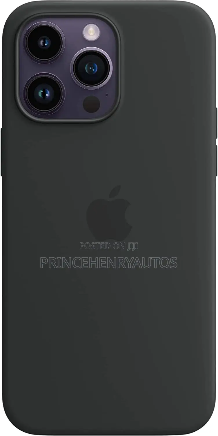 Apple iPhone 14 Pro Max Silicone Case With Mag Safe-Midnight