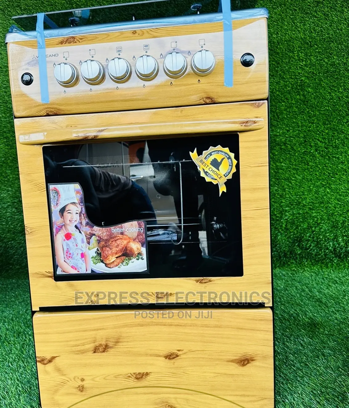 Excellent New Gas Cooker 4b Wooden Like Oven Ignition