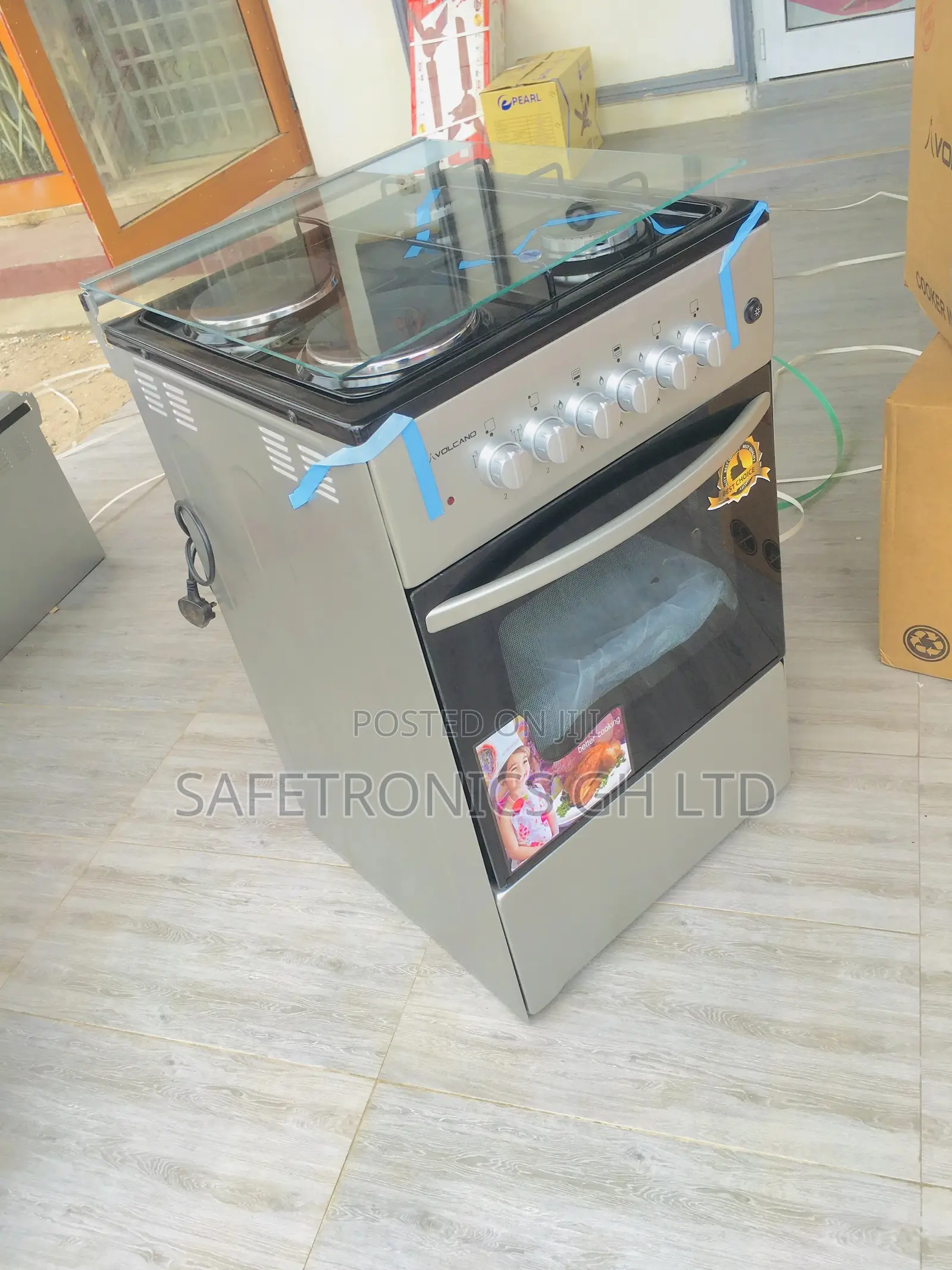 Volcano Sliver 2 Gas 2electric Burner Cooker 50×50 Oven Gril