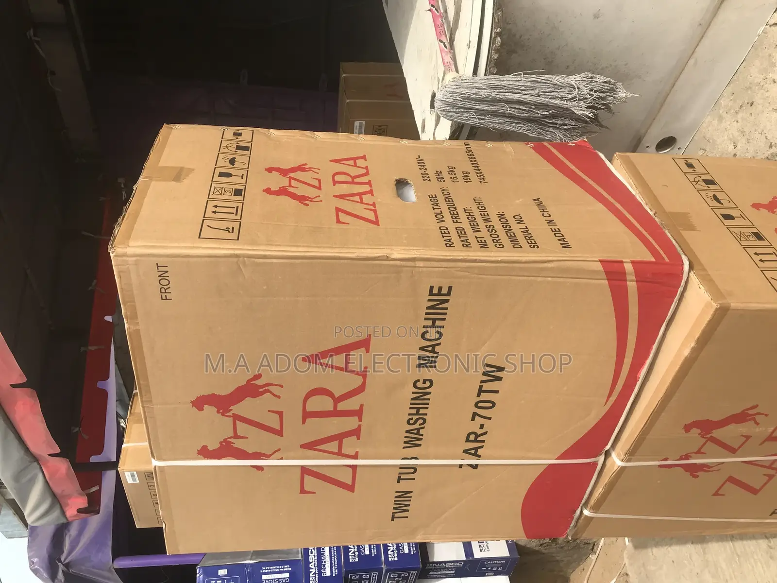Super Zara Washing Machine 7KG Semi Automatic