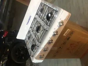 Nasco NASGS-K5BW-S 5 Burner Gas Stove With 2 Shelve Stands