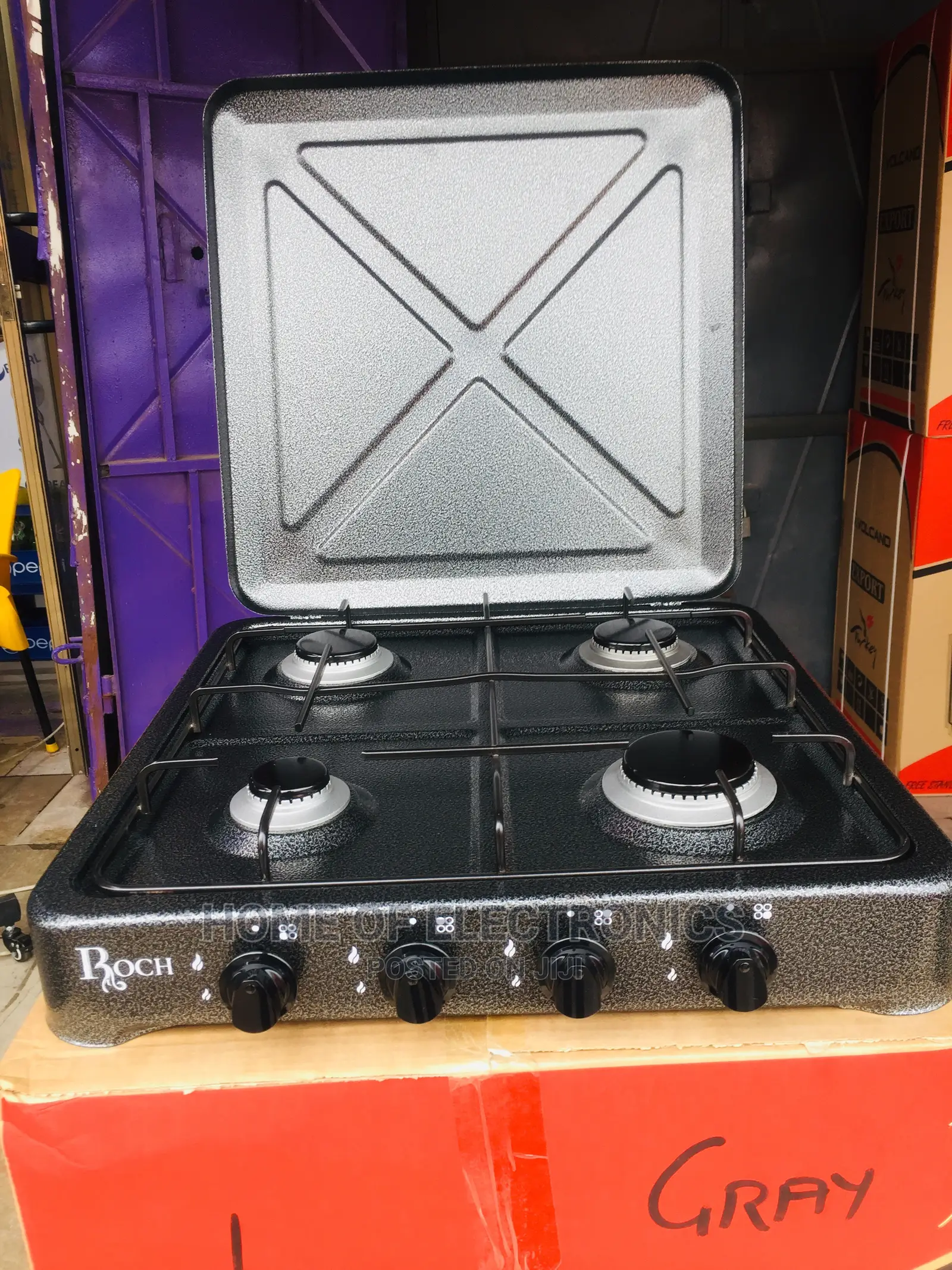 Latest New Roch 4 Burner Tabletop Gas Cooker