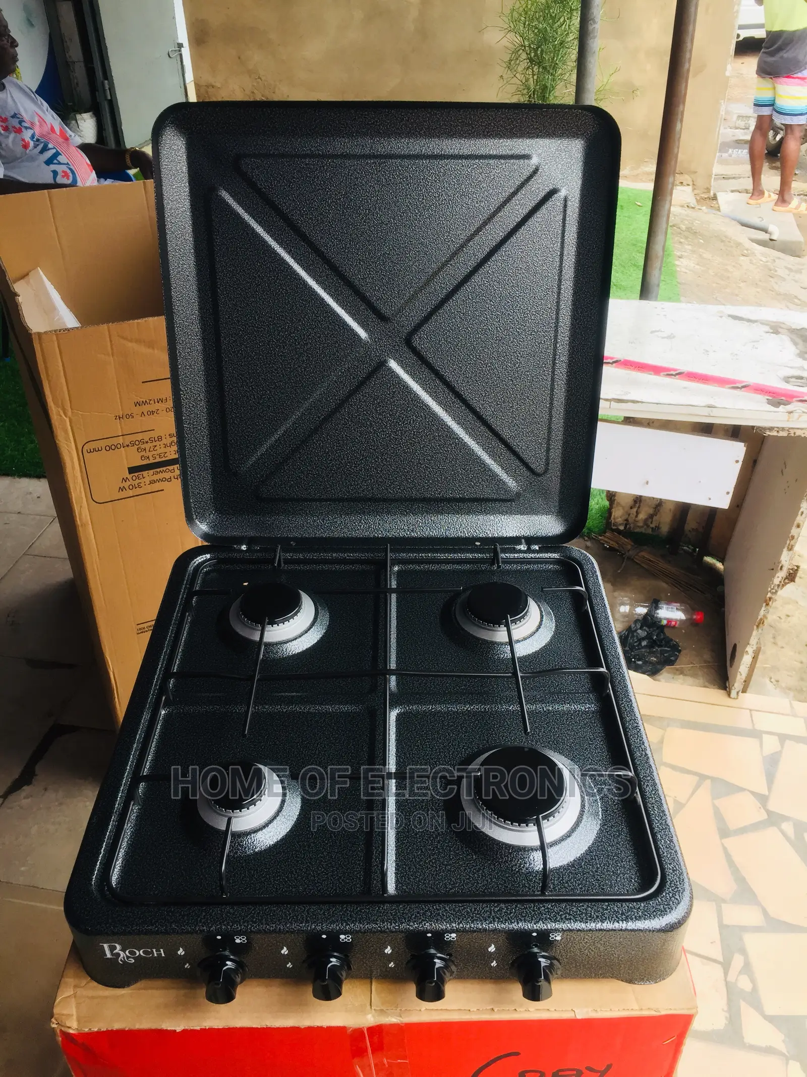 Purchase New Roch 4 Burner Tabletop Gas Cooker
