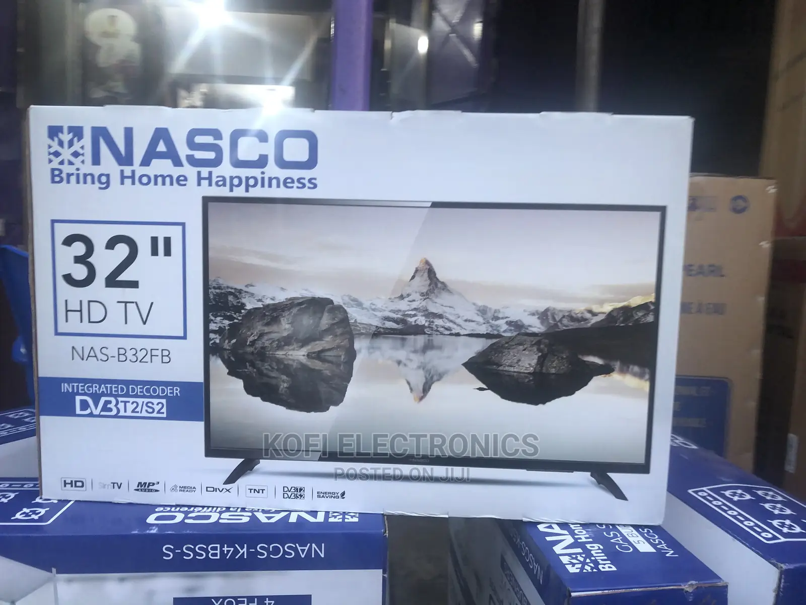 Nasco NAS-B32FB 32inch Digital Satellite Television