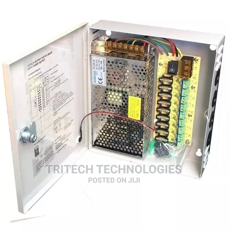 CCTV Power Supply With Case 12V10A