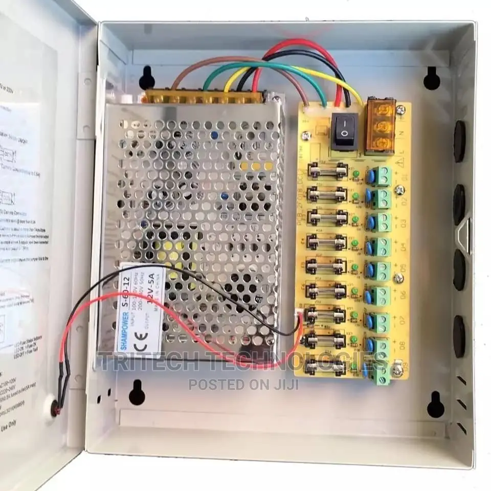 CCTV Power Supply With Case 12V10A
