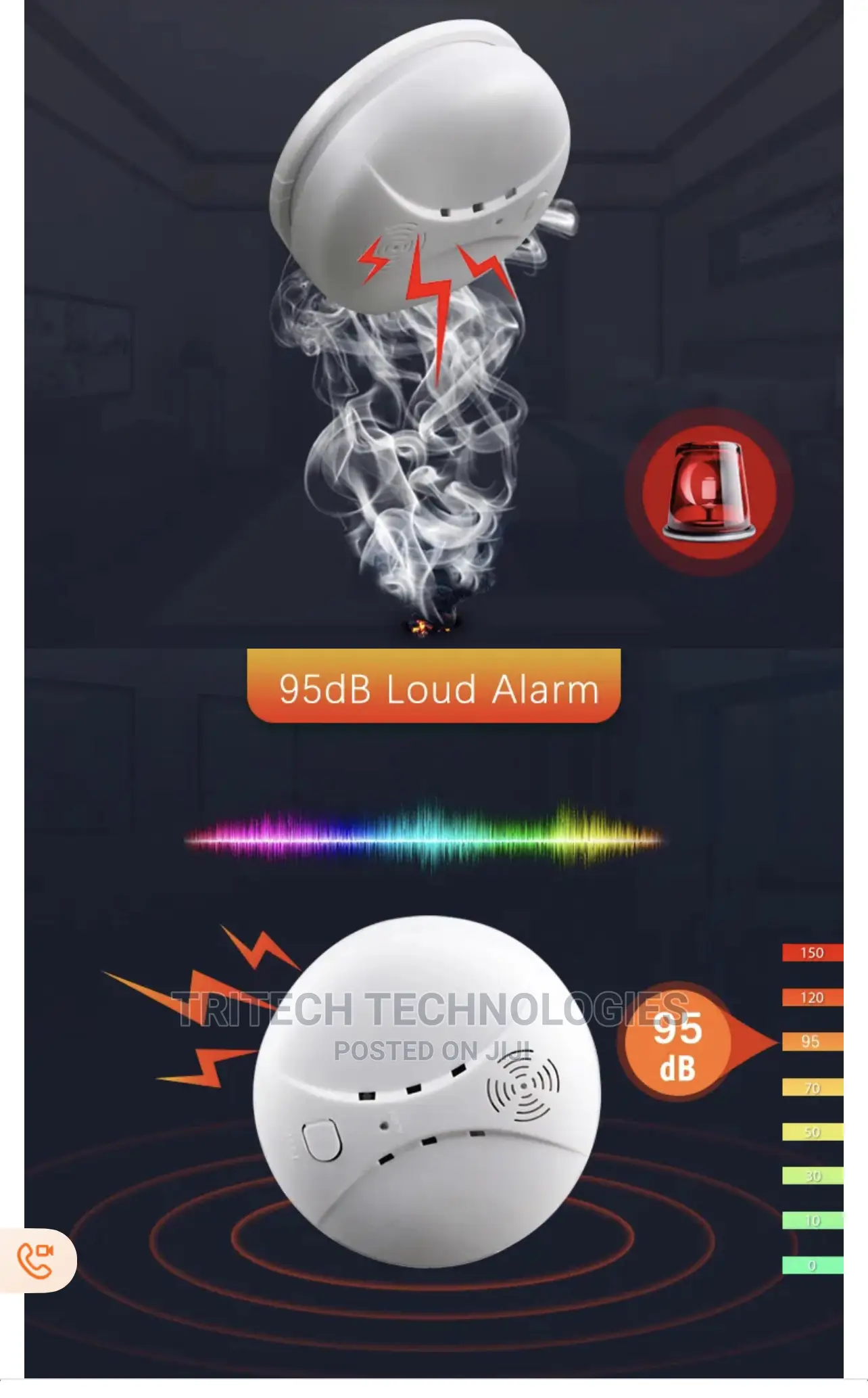 Wireless Smoking Detector