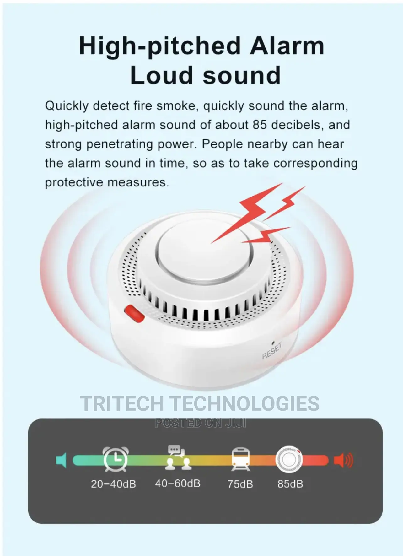 Wi-Fi Wireless Smoke Detector