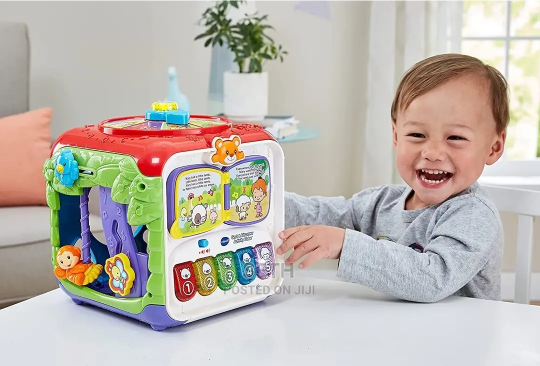 Children Kids Vtech Sort and Discover Activity Cube