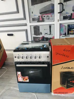 Ionx Gray 4 Burner Gas Cooker 50×50 Oven and Grill