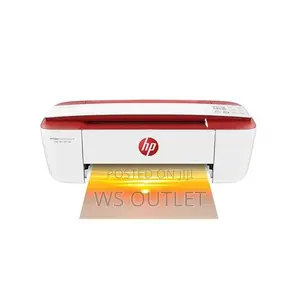 Hp Deskjet Ink Advantage 3788 Wireless Printer- White- Red