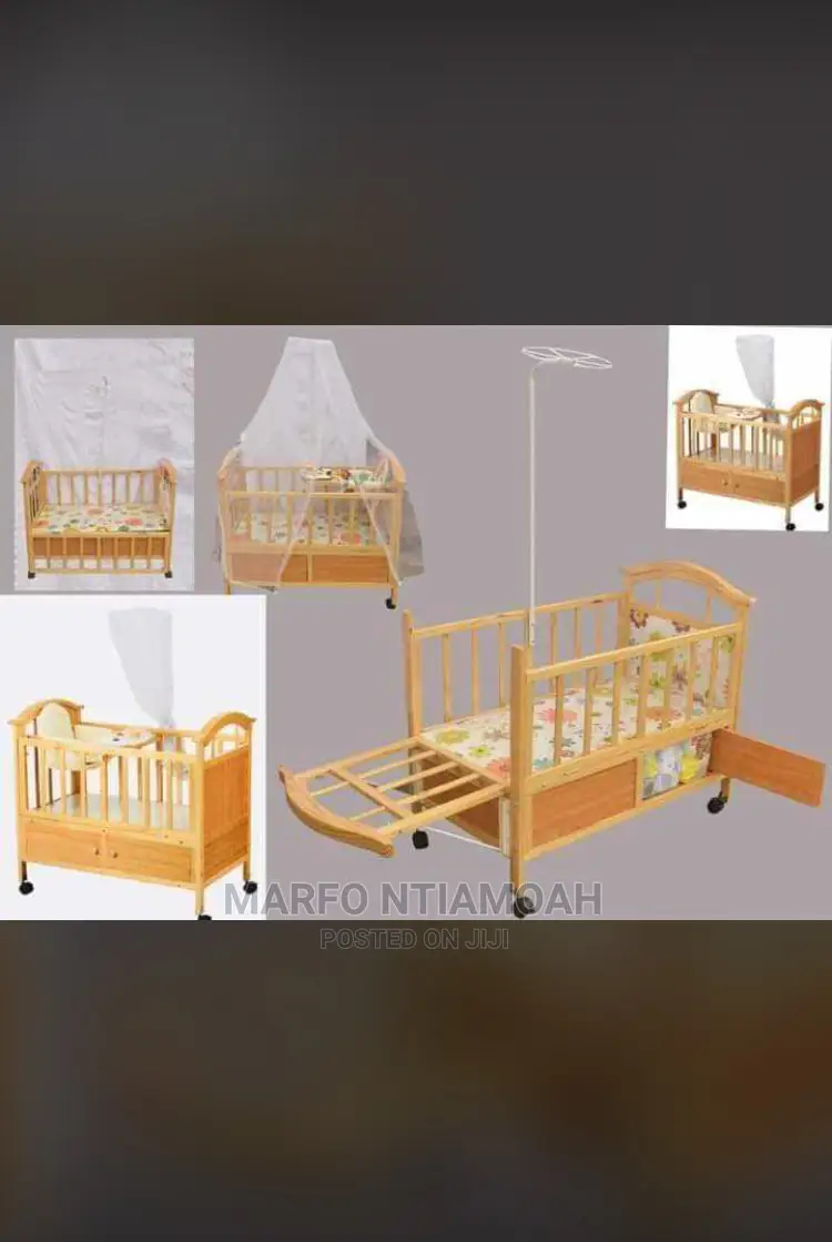 Wooden Cot for Baby