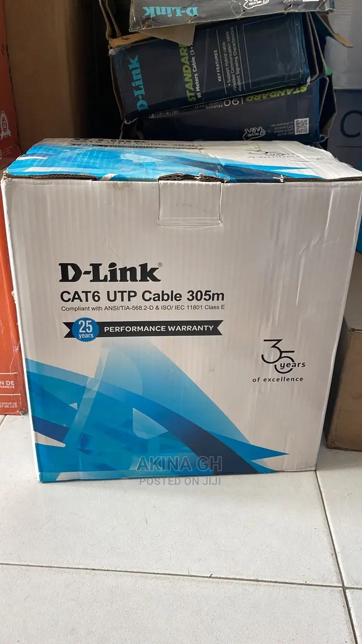 D-Link Cat6 Utp Networking Cable 305m Dlink