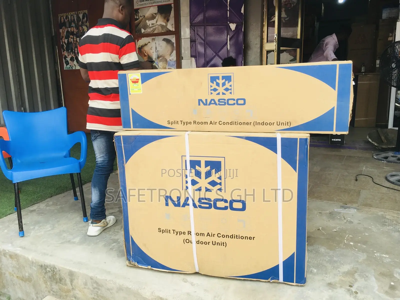 Nasco 2.5hp R410 Split Air Conditioner Mirror Design Nas-M24