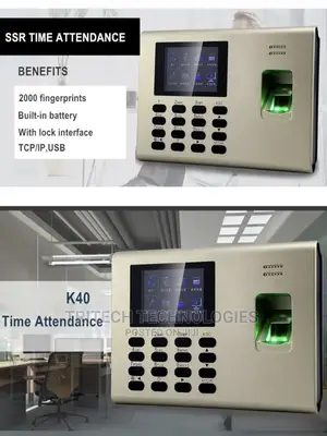 Zkteco Time Attendance With Backup Battery