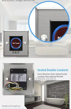 No Touch Exit Button