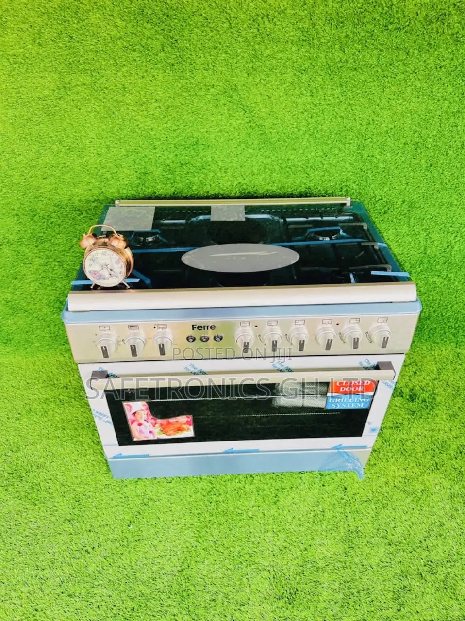 2 Gas 2 Electric 4 Burner Gas Cooker 50×50 Oven and Grill