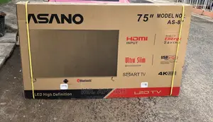 Asano Tv- Android Smart – 75′′ Black.