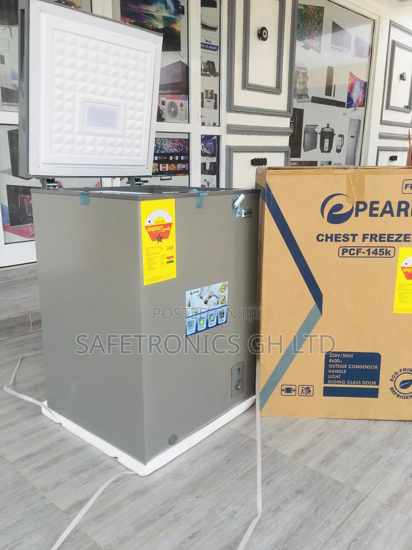 Pearl Chest Freezer 100 Litres – Silver PCF-