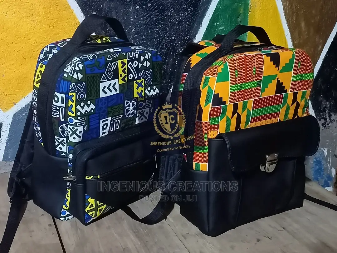 Durable and Stylish African Print Backpacks