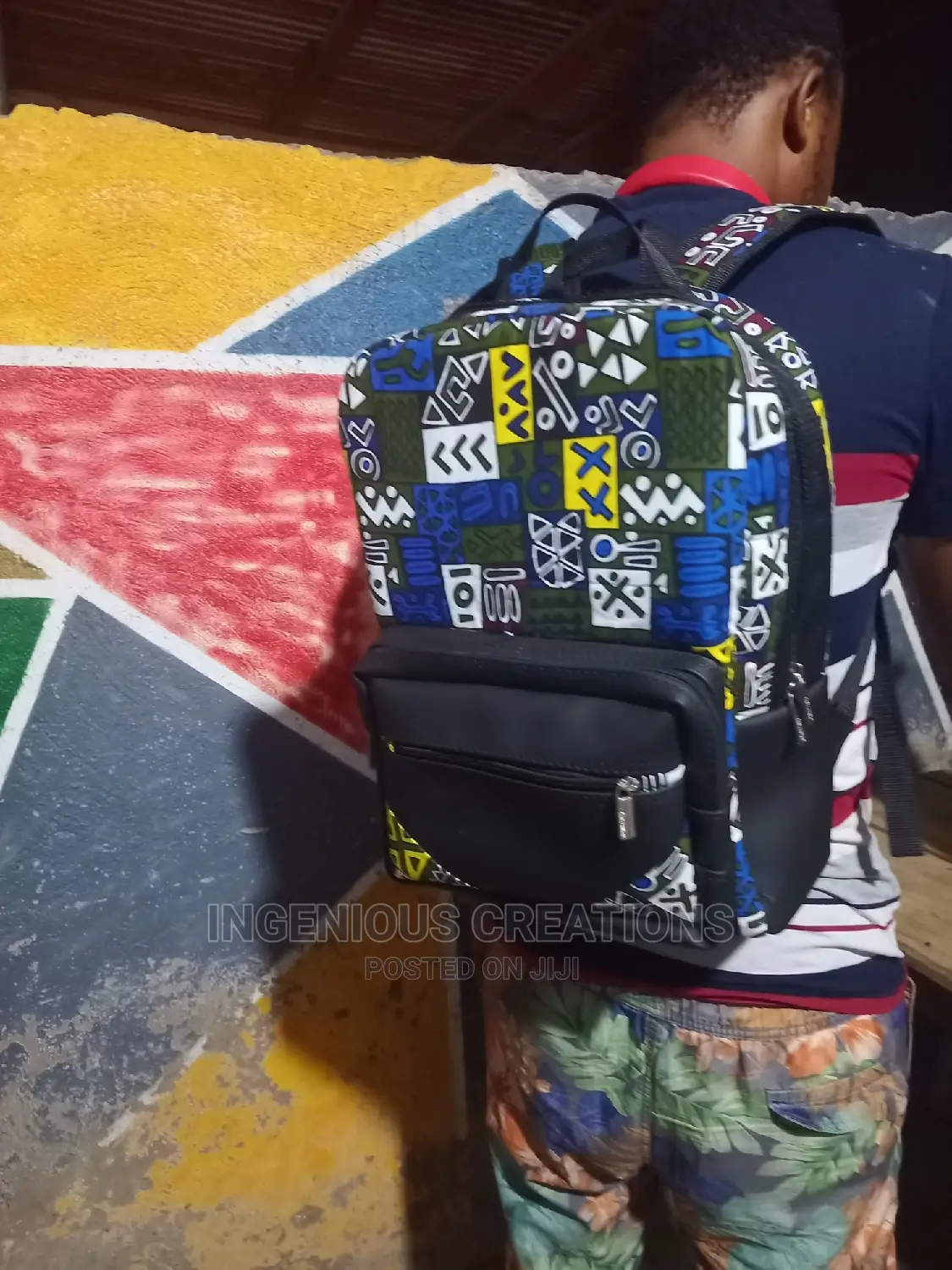 Durable and Stylish African Print Backpacks