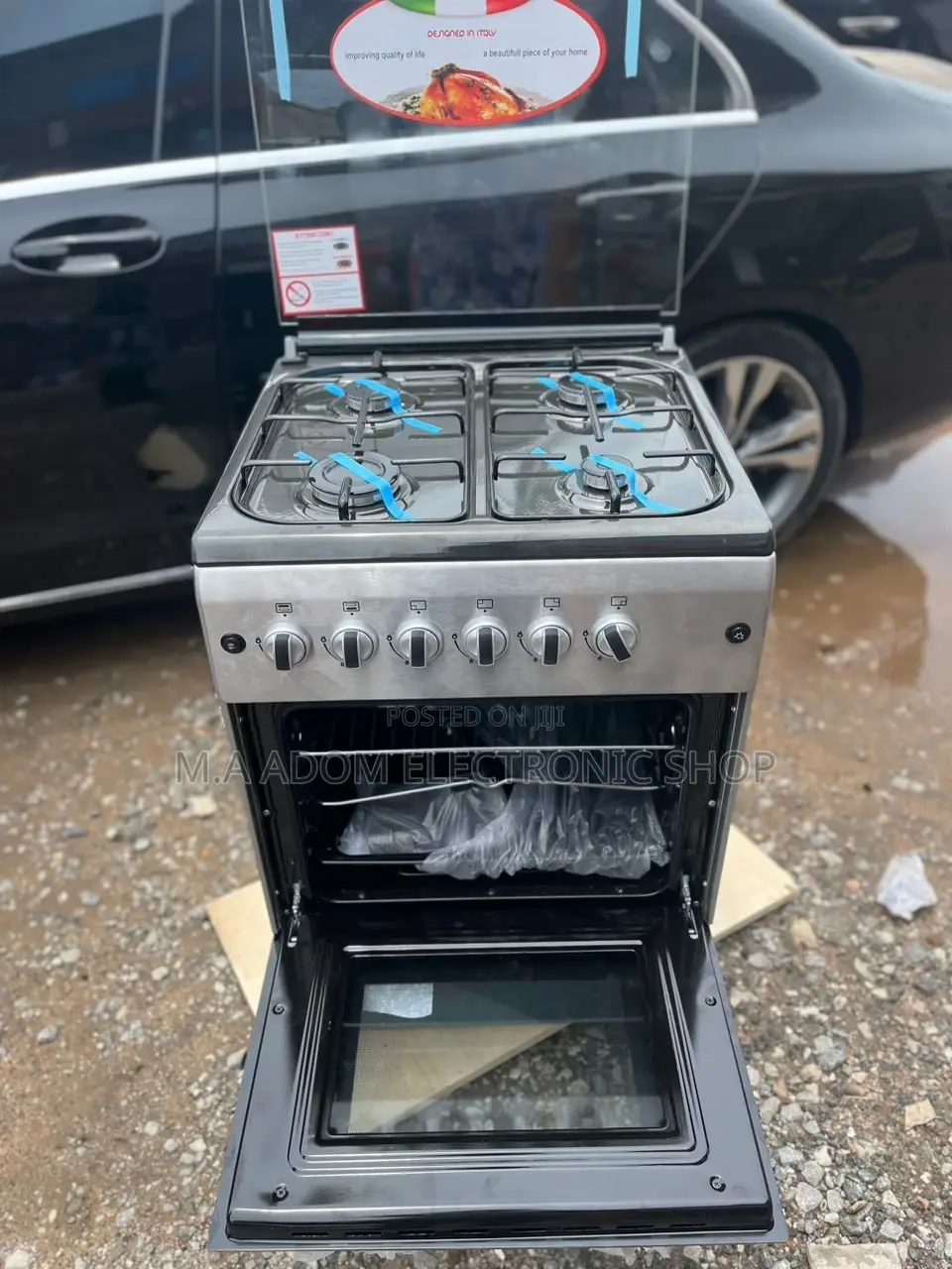 Anti Rust 60 by 60 Self Ignition 4 Burner Gas Cooker