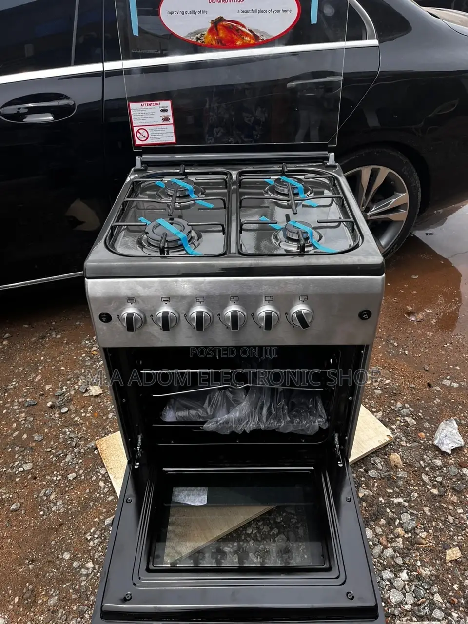 60*60 Volcano Gas Cooker With Oven Auto Ignition