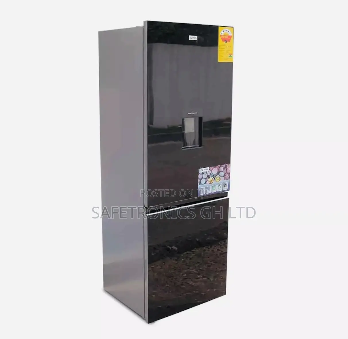 Pearl 309ltr Double Door Fridge With Dispenser PF-400BG