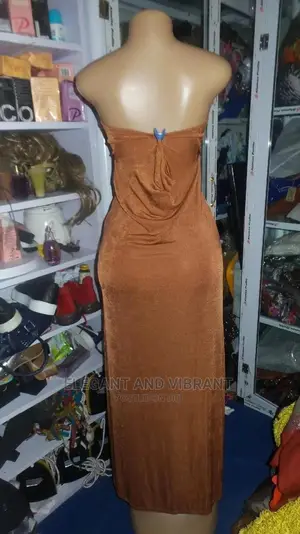 Beautiful Ladies Fancy With Crystal Cut Side Dress