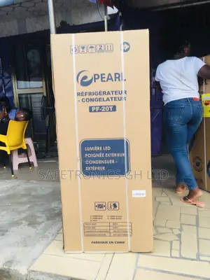 Pearl 138ltr Black Mirror Double Door Fridge PF 20T
