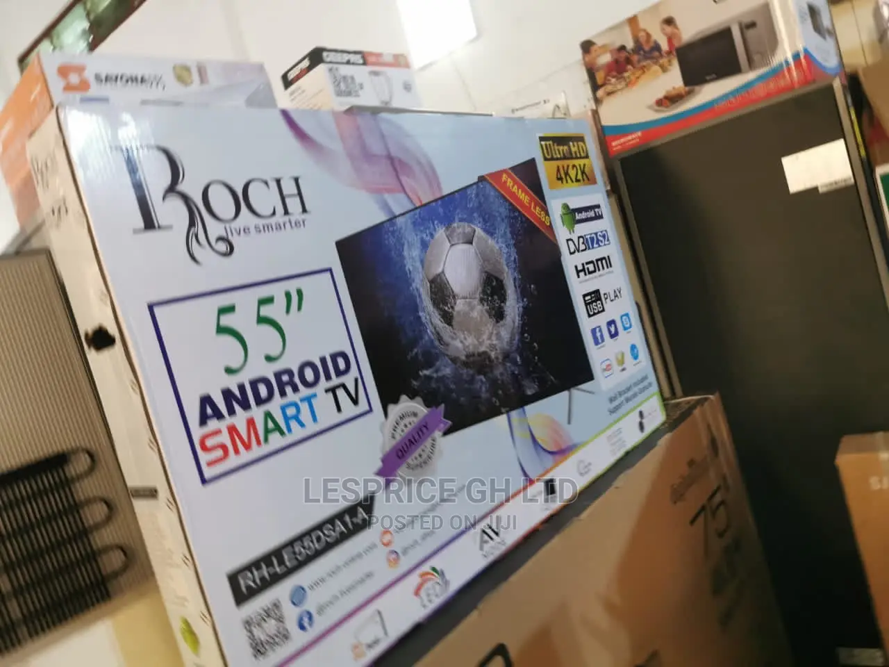 Excellent Roch 55” Smart Android Tv