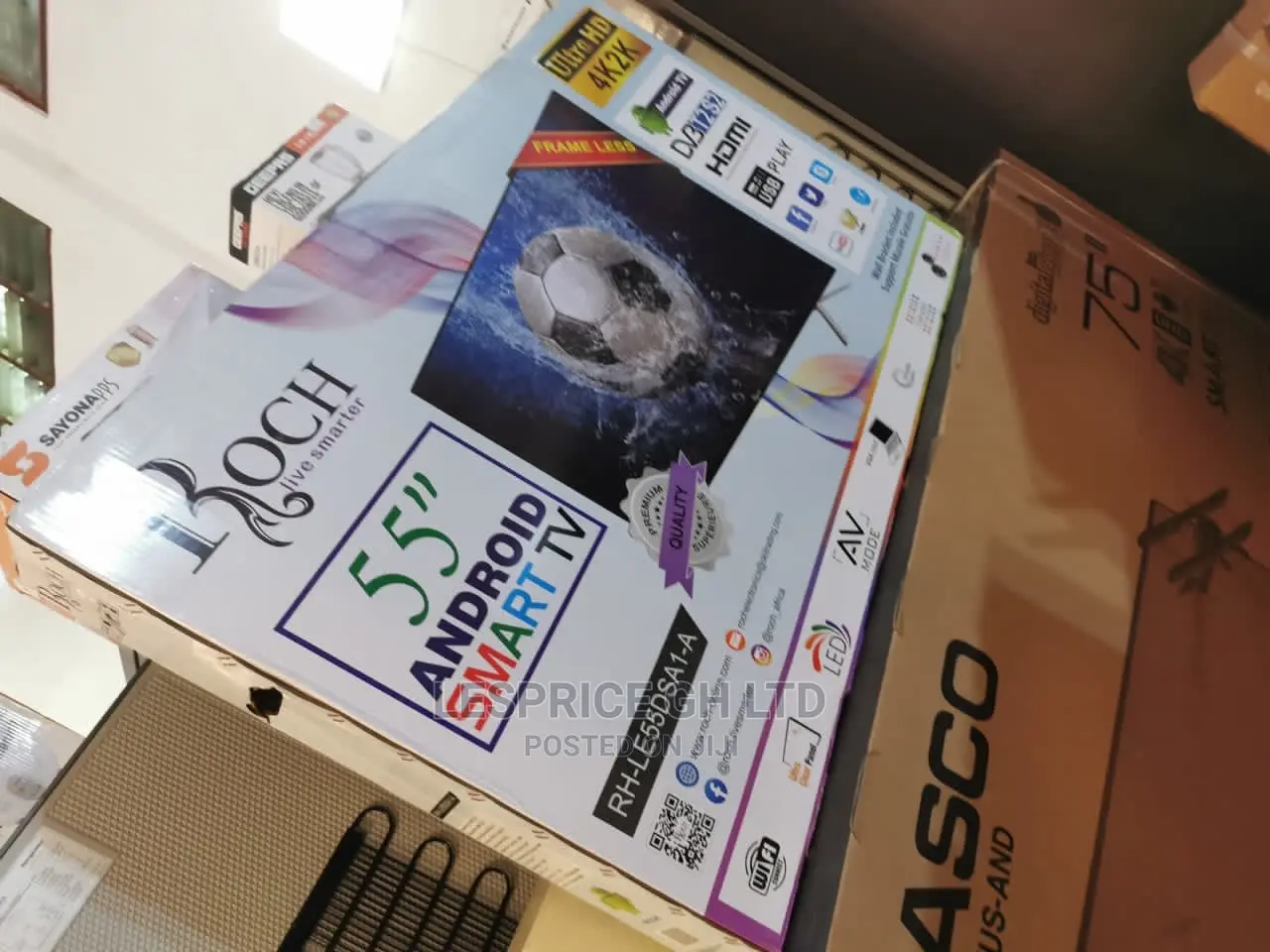 Perfect New Roch 55” Smart Android Tv