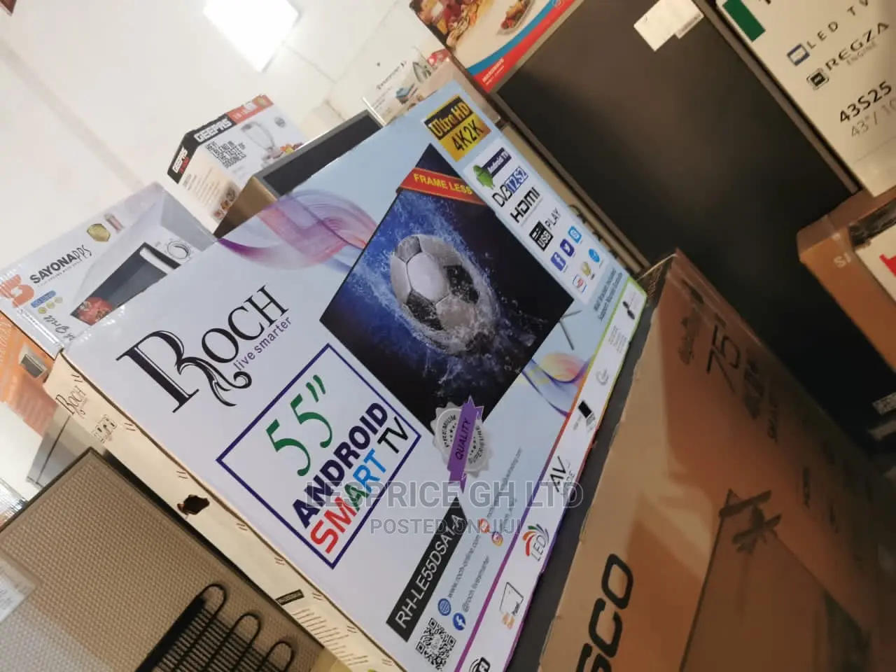 Amazing Roch 55” Smart Android Tv