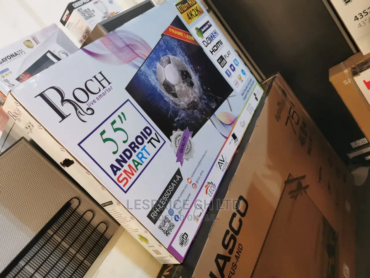Awesome Roch 55” Smart Android Tv