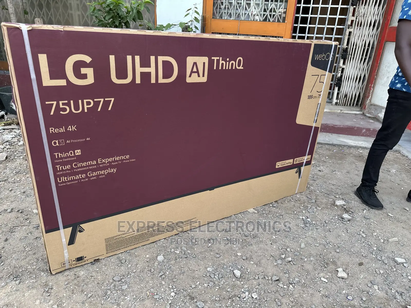 Real UHD LG LED Display Lg75up7750