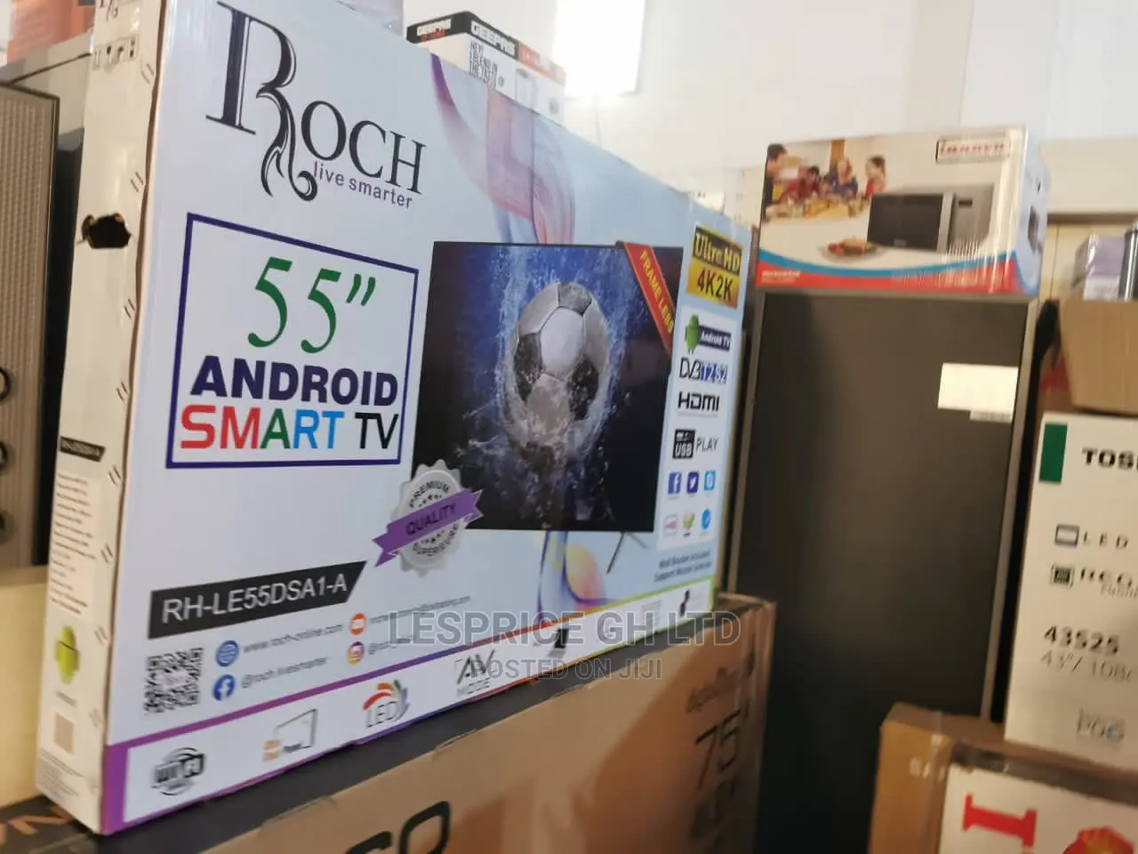 Super Fun Roch 55” Smart Android Tv